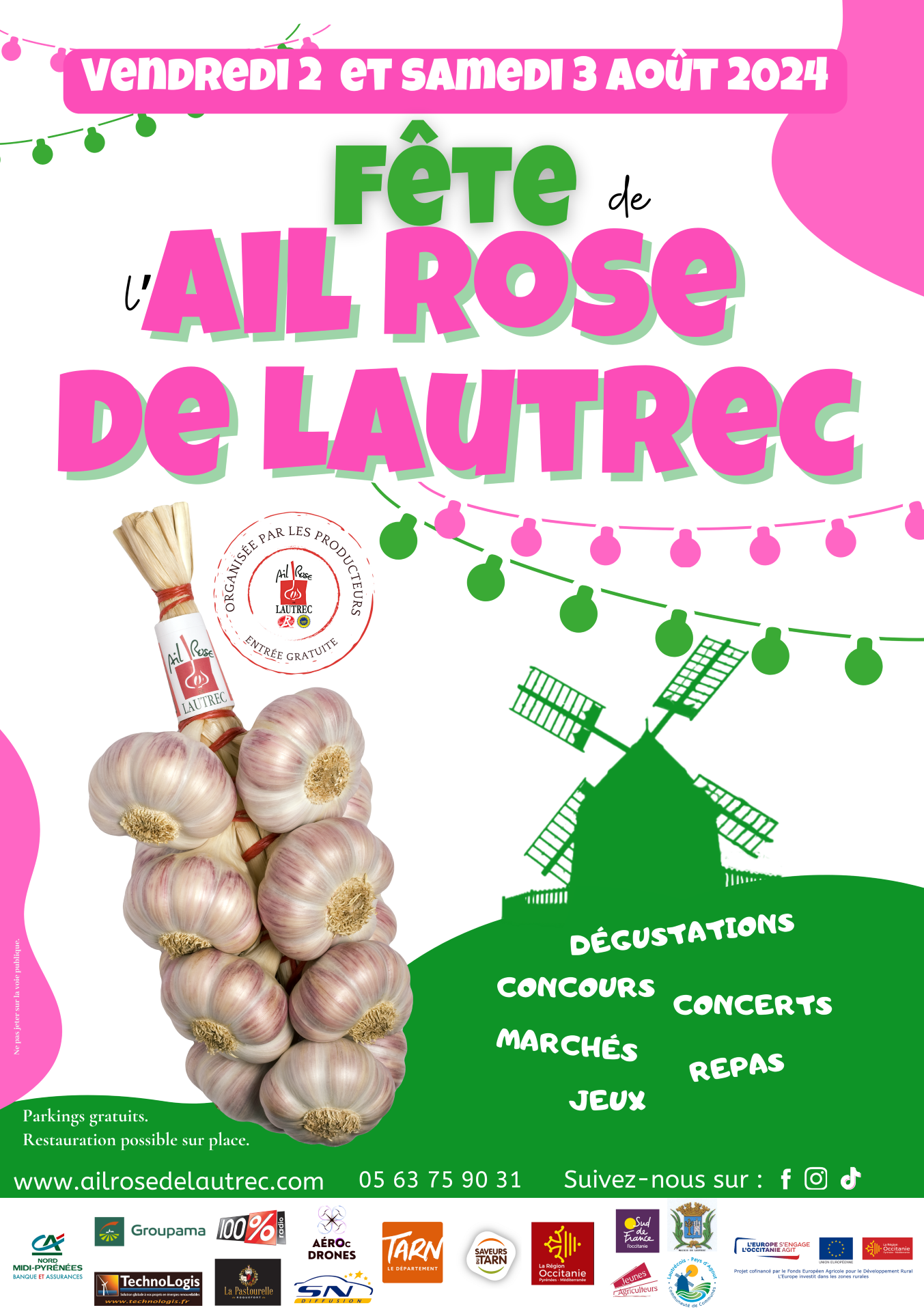 Fête de l'Ail Rose de Lautrec 2024